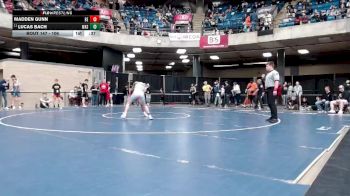 106 lbs Champ. Round 2 - Lucas Bach, Washington vs Madden Gunn, Wauconda