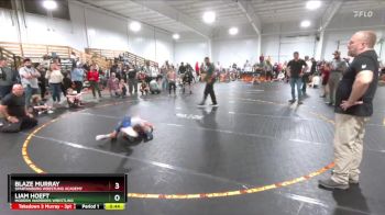 70 lbs Quarterfinal - Liam Hoeft, Modern Warriors Wrestling vs Blaze Murray, Spartanburg Wrestling Academy