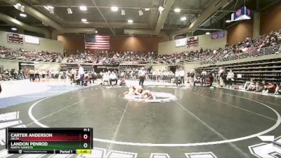 Champ. Round 1 - Landon Penrod, North Sanpete vs Carter Anderson, Delta