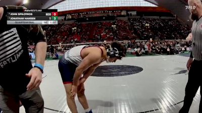 4A 175 lbs Quarterfinal - John Spilotros, McCall-Donnelly vs Jonathan Hansen, Timberlake