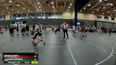 72 lbs Round 1 (8 Team) - Channing Bowman, POWA vs Bradey Bleich, Mat Assassins Black