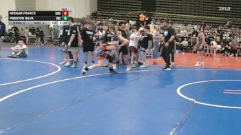 97 lbs Rr Rnd 7 - Keegan Pearce, Dark Horse - MSE vs Preston Silva, Ruthless Blue - MSE