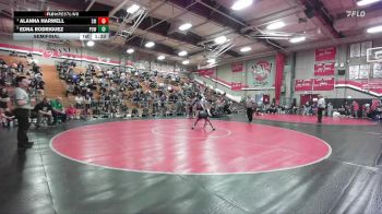 135 lbs Semifinal - Alanna Harwell, St. Mary`s vs Edna Rodriguez, Poway