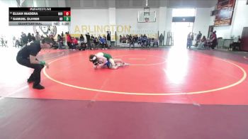 120 lbs Quarterfinal - Elijah Madera, Norco vs Samuel Olivier, Notre Dame (Riverside)