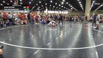 150 lbs Round 5 (6 Team) - Elijah Watson, All American WC vs Cole Motzenbecker, Assassins Black