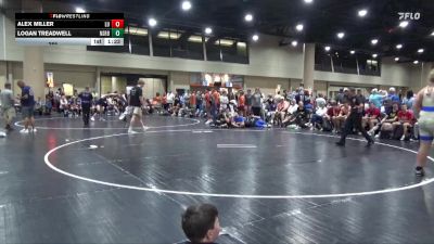 285 lbs Round 5 (6 Team) - Logan Treadwell, North Shelby Regulators Blue vs Alex Miller, Level Up