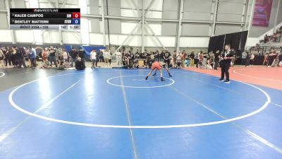 105 lbs Semis - Kaleb Campos, Sunnyside Ironman Wrestling vs Bentley Mattern, Scrap Yard Garage Wrestling