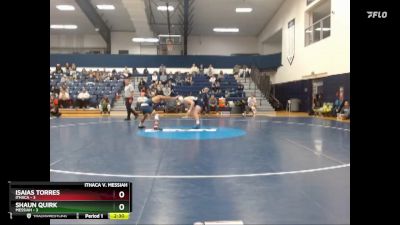 141 lbs Finals (2 Team) - Isaias Torres, Ithaca vs Shaun Quirk, Messiah