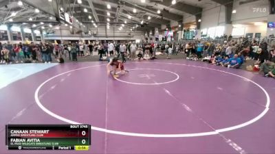 95 lbs Champ. Round 1 - Canaan Stewart, Amped Wrestling Club vs Fabian Avitia, El Paso Wildcats Wrestling Club