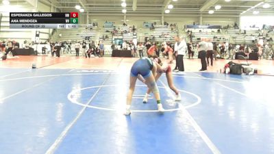 100 lbs Round Of 32 - Esperanza Gallegos, NM vs Ana Mendoza, WV