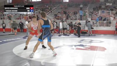 144 lbs Cons. Round 3 - Bryce Edwards, Murphysboro Wrestling vs Kegan Jochim, Franklin Wrestling Club