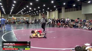 100 lbs Round 3 (6 Team) - Zander Hollis, Gladiator Academy vs Noah Lance, East TN Bomb Squad