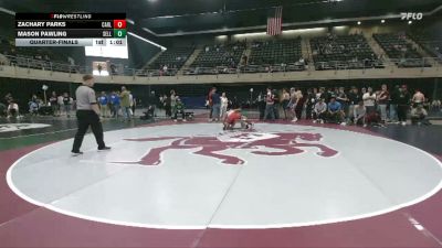 145 lbs Quarterfinal - Zachary Parks, Carlisle vs Mason Pawling, Sellersville