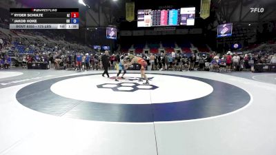 175 lbs Cons. Quarters - Ryder Schulte, AZ vs Jakob Hoke, OH