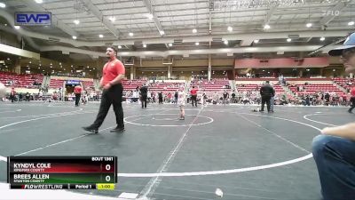 45 lbs Cons. Semi - Kyndyl Cole, Kingman County vs Brees Allen, Stanton County