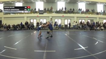 133 lbs Cons. Round 3 - Baron Miller, Mount St. Joseph vs Charlie Armstrong, Millikin