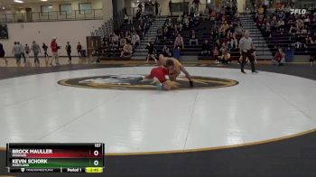 157 lbs Champ. Round 1 - Brock Mauller, Missouri vs Kevin Schork, Maryland