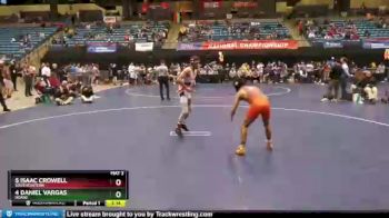 125 lbs 5th Place Match - 5 Isaac Crowell, Southeastern vs 4 Daniel Vargas, Doane