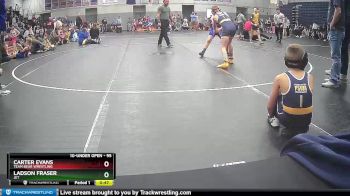 95 lbs Round 1 - Ladson Fraser, JET vs Carter Evans, Team Bear Wrestling