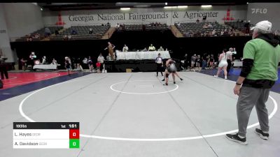 190 lbs Rr Rnd 1 - Lillian Hayes, Georgia vs Addison Davidson, Georgia