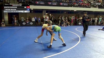 100 lbs Champ. Rd Of 16 - Boston Burrows, Sebolt Wrestling Academy vs Archie Nelson