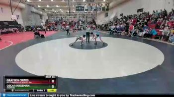 98 Boys Cons. Round 2 - Oscar Hageman, Thorton vs Graysen Crites, Betterman Elite Wrestling