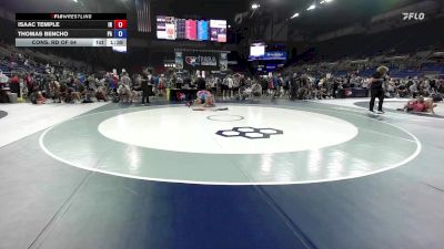132 lbs Cons. Rd Of 64 - Isaac Temple, IN vs Thomas Bencho, PA