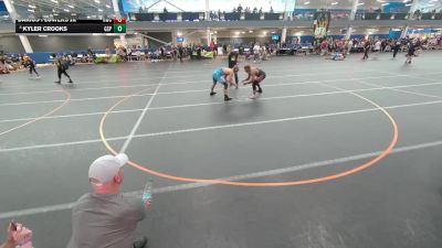 190 lbs Champ. Round 2 - Darius Flowers Jr, Unattached vs Kyler Crooks, Graham St Paris