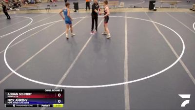 152 lbs Cons. Round 3 - Addan Schmidt, Minnesota vs Nick Ankeny, Peak Wrestling Club