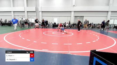 119 lbs C-semi - Caiden Root, North Carolina vs Rafael Repetti, Florida