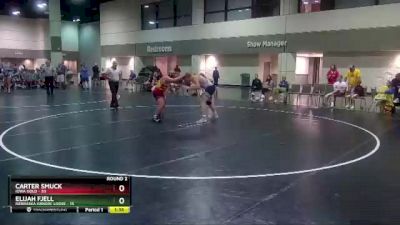 195 lbs Round 2 (8 Team) - Carter Smuck, Iowa Gold vs Elijah Fjell, Nebraska Hangin` Loose