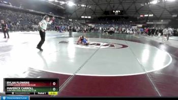 119 lbs Cons. Round 2 - Maverick Carroll, Junkyard Dogs Wrestling Club vs Rylan Flowers, Rainier Junior Wrestling Club