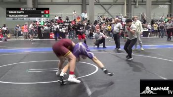 115 lbs Cons. Round 2 - Drake Smith, Girard Matside vs Teague Munson, Ark City