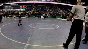 1A 144 lbs 1st Place Match - Koen Kiser, Rosman vs Joseph Jones, Mount Airy High School