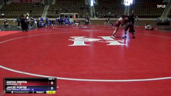 207 lbs Round 1 (3 Team) - Aniyah Griffin, Huntingdon vs Jaycee Portee, Texas Woman`s University