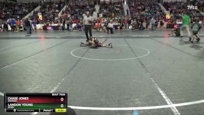 46 lbs Cons. Round 3 - Chase Jones, Wamego vs Landon Young, Derby