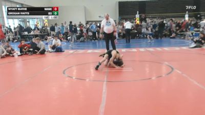 65 lbs Rr Rnd 3 - Wyatt Mathe, Warhawks - ESC vs Grogan Ivatts, New England Gold - ESC