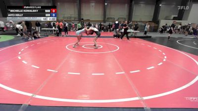 120 lbs Quarterfinal - Michelle Kowalsky, Warrior Elite Wrestling Club vs Jayci Kelly, Georgia