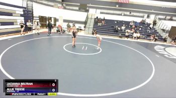 125 lbs Round 3 (4 Team) - Jacianna Beltran, Valiant Prep vs Allie Treese, Montana