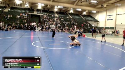 102 lbs Round 1 (8 Team) - Gavin Bryant, Midwest Destroyers vs Graeson Swarm, Kearney Matcats - Gold