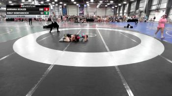 114 lbs Rr Rnd 1 - Ahriana Scales, East Rowan Wrestling Club vs Kiely Domyancich, Illinois Cornstars