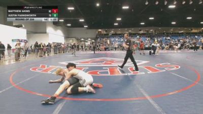 126 lbs Round Of 256 - Matthew Akins, NC vs Justin Farnsworth, PA