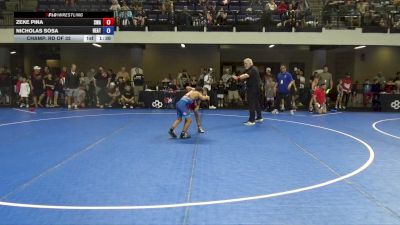 67 lbs Champ. Rd Of 32 - Zeke Pina, Sunnyside Wrestling Academy vs Nicholas Sosa, Heatwave