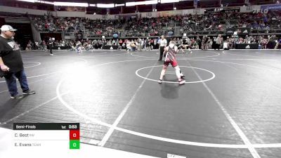 110 lbs Semifinal - Cade Best, Richmond Wrestling vs Ethan Evans, Team Oklahoma