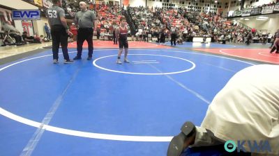 75 lbs Quarterfinal - Charles Young, Tahlequah Wrestling Club vs Lincoln Lamho, Wagoner Takedown Club