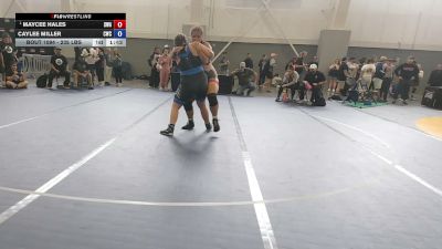 235 lbs Champ. Round 2 - Maycee Hales, Sanderson Wrestling Academy vs Caylee Miller, Cornerstone Wrestling Club