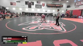 190 lbs Quarterfinal - Simon Jones, Kittitas vs Pablo Lara, Chiawana