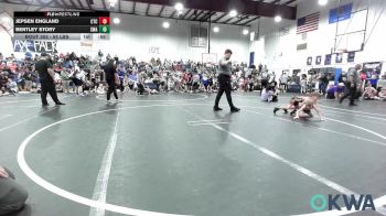 55 lbs Quarterfinal - Jepsen England, Comanche Takedown Club vs Bentley Story, Shelton Wrestling Academy
