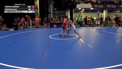 88 lbs 7th Place Match - Joshua Sanders, Red Cobra Wrestling Academy vs Preston Silva, Ruthless Wrestling Club