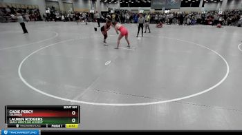 145 lbs Cons. Round 3 - Lauren Rodgers, Ubasa Wrestling Academy vs Cadie Percy, Colorado